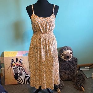 Shein Vcay Summer Shirred Waist Cami dress